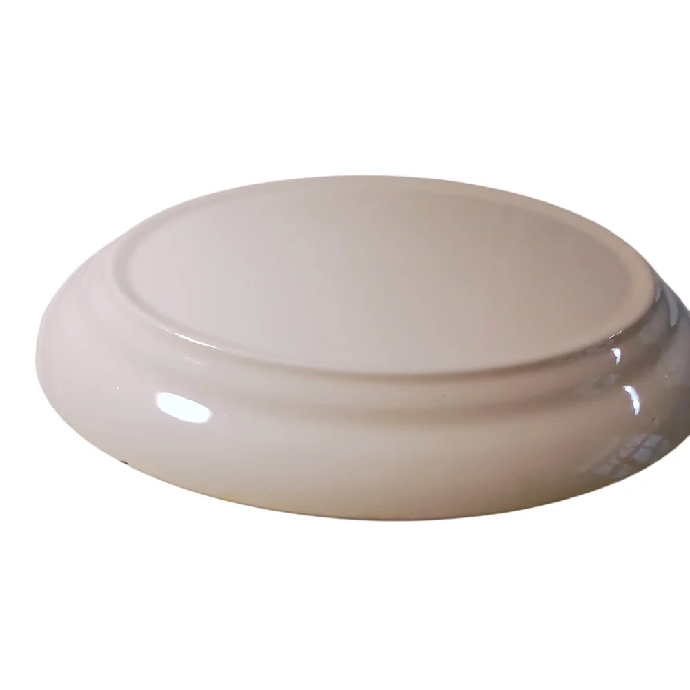 Vintage Floral Oval Serving Platter